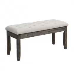 Button Tufted Upholstered Ding Bench, Entryway Shoe Bench, Beige Colour Button Tufted Upholstered Ding Bench, Entryway Shoe Bench, Beige Colour