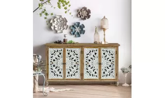 Farmhouse Style Accent Cabinet: A Perfect Blend of Storage and Elegance for Your Home