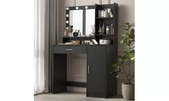 The Ultimate Makeup Vanity Desk with Mirror & Light: A Stylish and Functional Beauty Essential