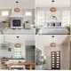 Farmhouse LED Rattan Pendant Lights, Boho Chandelier Light Fixture, Rustic Wicker Hand Woven Rope Cage Basket Pendant Hanging for Dining Room Living Room Kitchen Bedroom Nursery Foyer Hallway Entryway Farmhouse LED Rattan Pendant Lights, Boho Chandelier Light Fixture, Rustic Wicker Hand Woven Rope Cage Basket Pendant Hanging for Dining Room Living Room Kitchen Bedroom Nursery Foyer Hallway Entryway