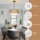 Farmhouse Chandeliers for Dining Room,5-Light Rattan Boho Chandelier Light Fixture with Fabric Shade,Hand Woven Large Rattan Dining Room Light Fixture for Kitchen Bedroom Island Hallway Farmhouse Chandeliers for Dining Room,5-Light Rattan Boho Chandelier Light Fixture with Fabric Shade,Hand Woven Large Rattan Dining Room Light Fixture for Kitchen Bedroom Island Hallway