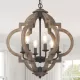 Farmhouse Chandeliers for Dining Room, 6-Light Rustic Dining Room Light Fixture Over Table, Wood Black Hanging Pendant Lights Kitchen Island, Boho Chandelier for Bedrooms Entryway Living Room Farmhouse Chandeliers for Dining Room, 6-Light Rustic Dining Room Light Fixture Over Table, Wood Black Hanging Pendant Lights Kitchen Island, Boho Chandelier for Bedrooms Entryway Living Room