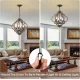 Farmhouse Chandeliers for Dining Room, 6-Light Rustic Dining Room Light Fixture Over Table, Wood Black Hanging Pendant Lights Kitchen Island, Boho Chandelier for Bedrooms Entryway Living Room Farmhouse Chandeliers for Dining Room, 6-Light Rustic Dining Room Light Fixture Over Table, Wood Black Hanging Pendant Lights Kitchen Island, Boho Chandelier for Bedrooms Entryway Living Room