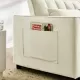 modern velvet loveseat sofa couch pull out bed,3 in one convertible for living room sofa bed,beige modern velvet loveseat sofa couch pull out bed,3 in one convertible for living room sofa bed,beige