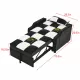 modern velvet armchair sofa couch pull out bed,3 in one convertible for living room sofa bed,black white modern velvet armchair sofa couch pull out bed,3 in one convertible for living room sofa bed,black white
