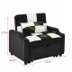 modern velvet armchair sofa couch pull out bed,3 in one convertible for living room sofa bed,black white modern velvet armchair sofa couch pull out bed,3 in one convertible for living room sofa bed,black white