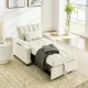 modern velvet armchair sofa couch pull out bed,3 in one convertible for living room sofa bed,beige modern velvet armchair sofa couch pull out bed,3 in one convertible for living room sofa bed,beige