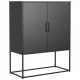 Heavy Duty Metal Buffet Sideboard Modern Steel Storage Cabinet with 2 Shelves, Free Standing Accent Cabinet with Magnetic Doors for Bedroom, Kitchen, and Home Office, Anti-Tip Design Easy Assemble Heavy Duty Metal Buffet Sideboard Modern Steel Storage Cabinet with 2 Shelves, Free Standing Accent Cabinet with Magnetic Doors for Bedroom, Kitchen, and Home Office, Anti-Tip Design Easy Assemble