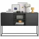 Modern Sideboard Buffet with Plenty of Storage Space - Anti-tilt mechanism, Elegant handles, Silent magnetic closure and Eco-friendly finish for kitchen, dining room and living room. Modern Sideboard Buffet with Plenty of Storage Space - Anti-tilt mechanism, Elegant handles, Silent magnetic closure and Eco-friendly finish for kitchen, dining room and living room.