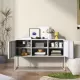 Modern Sideboard Buffet with Plenty of Storage Space - Anti-tilt mechanism, Elegant handles, Silent Magnetic closures and Eco-friendly finishes for Kitchen, Dining Room,Bed Room and Living Room Modern Sideboard Buffet with Plenty of Storage Space - Anti-tilt mechanism, Elegant handles, Silent Magnetic closures and Eco-friendly finishes for Kitchen, Dining Room,Bed Room and Living Room