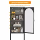 Metal Glass Door Display Storage Cabinet - 5-Tier Cube Bookshelf Storage Cabinet with 3 Adjustable Shelves For kitchen, dining room, living room, bathroom, home office,Black Metal Glass Door Display Storage Cabinet - 5-Tier Cube Bookshelf Storage Cabinet with 3 Adjustable Shelves For kitchen, dining room, living room, bathroom, home office,Black