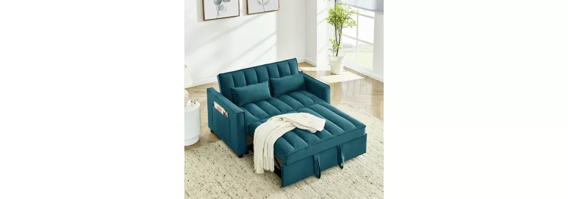 Modern Velvet Loveseat Sofa Couch with Pull-Out Bed: A Stylish 3-in-1 Convertible for Your
Modern Velvet Loveseat Sofa Couch with Pull-Out Bed: A Stylish 3-in-1 Convertible for Your