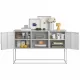 Modern Sideboard Buffet with Plenty of Storage Space - Anti-tilt mechanism, Elegant handles, Silent Magnetic closures and Eco-friendly finishes for Kitchen, Dining Room,Bed Room and Living Room Modern Sideboard Buffet with Plenty of Storage Space - Anti-tilt mechanism, Elegant handles, Silent Magnetic closures and Eco-friendly finishes for Kitchen, Dining Room,Bed Room and Living Room