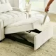 modern velvet armchair sofa couch pull out bed,3 in one convertible for living room sofa bed,beige modern velvet armchair sofa couch pull out bed,3 in one convertible for living room sofa bed,beige