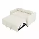 modern velvet loveseat sofa couch pull out bed,3 in one convertible for living room sofa bed,beige modern velvet loveseat sofa couch pull out bed,3 in one convertible for living room sofa bed,beige
