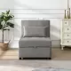 Folding Ottoman Sofa Bed Gray Folding Ottoman Sofa Bed Gray