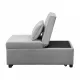 Folding Ottoman Sofa Bed Gray Folding Ottoman Sofa Bed Gray