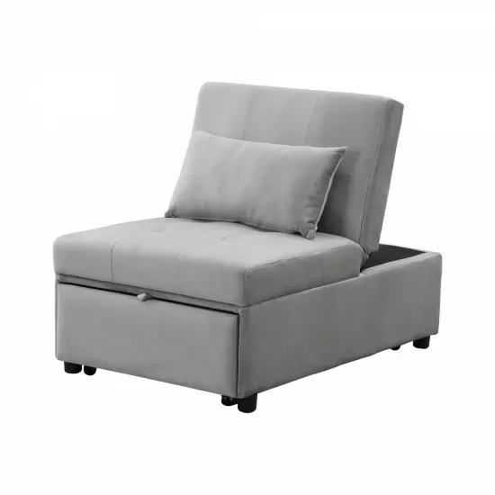 Folding Ottoman Sofa Bed Gray Folding Ottoman Sofa Bed Gray