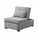 Folding Ottoman Sofa Bed Gray Folding Ottoman Sofa Bed Gray
