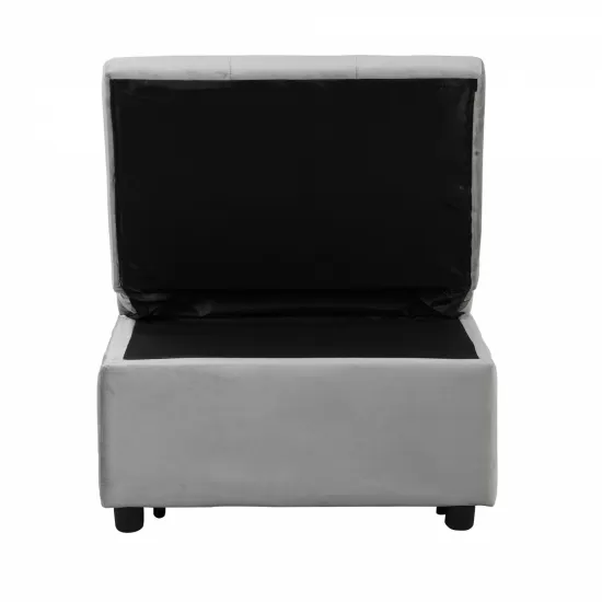 Folding Ottoman Sofa Bed Gray Folding Ottoman Sofa Bed Gray