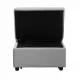 Folding Ottoman Sofa Bed Gray Folding Ottoman Sofa Bed Gray
