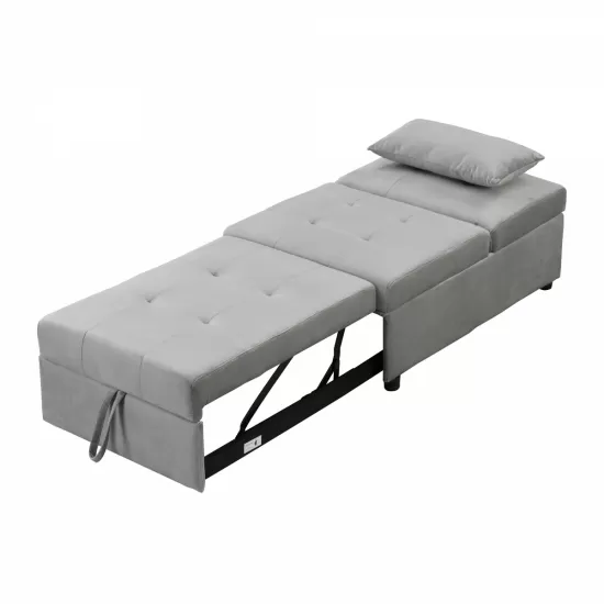Folding Ottoman Sofa Bed Gray Folding Ottoman Sofa Bed Gray