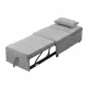 Folding Ottoman Sofa Bed Gray Folding Ottoman Sofa Bed Gray