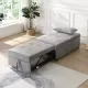 Folding Ottoman Sofa Bed Gray Folding Ottoman Sofa Bed Gray