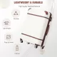 Hardshell Luggage with TSA lock , 28 Inch Expandable Lightweight Suitcase with Spinner Wheels, Single Vintage Luggage,White Hardshell Luggage with TSA lock , 28 Inch Expandable Lightweight Suitcase with Spinner Wheels, Single Vintage Luggage,White