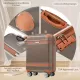 Hardshell Luggage Sets 3 Piece Carry-on Suitcase Double Spinner Wheels with TSA Lock for Men Women, Coppery (20in) Hardshell Luggage Sets 3 Piece Carry-on Suitcase Double Spinner Wheels with TSA Lock for Men Women, Coppery (20in)