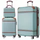 Hardshell Luggage Sets 3 Pieces 20 Inch+28 Inch Luggages and Cosmetic Case Spinner Suitcase with TSA Lock Lightweight,Green Hardshell Luggage Sets 3 Pieces 20 Inch+28 Inch Luggages and Cosmetic Case Spinner Suitcase with TSA Lock Lightweight,Green