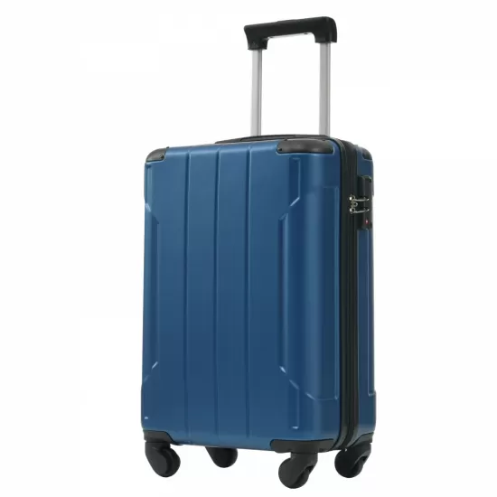 Hardshell Luggage Sets 3 Piece Carry-on Suitcases with Wheels, TSA Lock for Men Women, Blue (20in) Hardshell Luggage Sets 3 Piece Carry-on Suitcases with Wheels, TSA Lock for Men Women, Blue (20in)