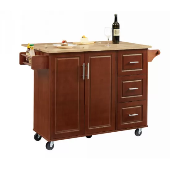 Kitchen Island with Drop Leaf Countertop, Rolling Kitchen Island Cart , Barn Door Kitchen Island Table with Storage Cabinet and Tower Rack, Island Table On Wheels for Kitchen, Retro Brown Kitchen Island with Drop Leaf Countertop, Rolling Kitchen Island Cart , Barn Door Kitchen Island Table with Storage Cabinet and Tower Rack, Island Table On Wheels for Kitchen, Retro Brown
