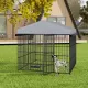 Large Dog Kennel Outdoor Pet Pens Dogs Run Enclosure Animal Hutch Metal Coop Fence with Roof Cover(6.6'L x 6.6'W x 6.4'H) Large Dog Kennel Outdoor Pet Pens Dogs Run Enclosure Animal Hutch Metal Coop Fence with Roof Cover(6.6'L x 6.6'W x 6.4'H)