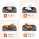 Memory Foam Pet Bed for Small Dogs & Cats with Washable Removable Cover Non-Slip Base Waterproof Liner Egg Crate Foam for Improved Sleep, grey,large Memory Foam Pet Bed for Small Dogs & Cats with Washable Removable Cover Non-Slip Base Waterproof Liner Egg Crate Foam for Improved Sleep, grey,large