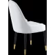 Modern Leather Dining Chair Set of 2, Upholstered Accent Dining Chair, Legs with Black Plastic Tube Plug Modern Leather Dining Chair Set of 2, Upholstered Accent Dining Chair, Legs with Black Plastic Tube Plug