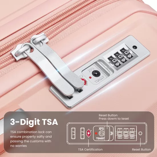 Luggage 4 Piece Sets(14/20/24/28), Hard Shell Lightweight TSA Lock Carry on Expandable Suitcase with Spinner Wheels Travel Set for Men Women Luggage 4 Piece Sets(14/20/24/28), Hard Shell Lightweight TSA Lock Carry on Expandable Suitcase with Spinner Wheels Travel Set for Men Women