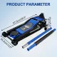 Floor Jack,3Ton/6600lbs Low Profile Floor Jack,dual Piston Quick Lift Pump,Lifting Range 75mm/2.95 Floor Jack,3Ton/6600lbs Low Profile Floor Jack,dual Piston Quick Lift Pump,Lifting Range 75mm/2.95