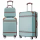 Hardshell Luggage Sets 3 Pieces 20 Inch+24 Inch Luggages and Cosmetic Case Spinner Suitcase with TSA Lock Lightweight,Green Hardshell Luggage Sets 3 Pieces 20 Inch+24 Inch Luggages and Cosmetic Case Spinner Suitcase with TSA Lock Lightweight,Green