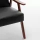 Mid-Century Modern Chair, Living Room Chair with Solid Wood Frame, Accent Chair Extra-Thick Backrest, Wingback Chair for Bedroom, Reading Room, Living Room, Lounge Chair Indoor Mid-Century Modern Chair, Living Room Chair with Solid Wood Frame, Accent Chair Extra-Thick Backrest, Wingback Chair for Bedroom, Reading Room, Living Room, Lounge Chair Indoor
