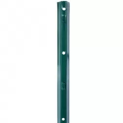 Fence Posts 5Feet - 10Pack, Heavy Duty Metal Fence Post with U-Channel, Steel Fence U-Post for Holding Garden Wire Fence, Corner Anchor Posts etc.