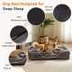 Memory Foam Pet Bed for Small Dogs & Cats with Washable Removable Cover Non-Slip Base Waterproof Liner Egg Crate Foam for Improved Sleep, grey,large Memory Foam Pet Bed for Small Dogs & Cats with Washable Removable Cover Non-Slip Base Waterproof Liner Egg Crate Foam for Improved Sleep, grey,large