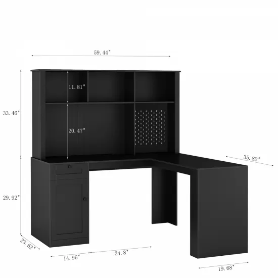 L Shaped Desk with Charger,Computer Desk with Drawers,Bookshelf & Hutchwith LED Light,Modern Corner Desk,Home Office Desk,L-Shaped Study Table Writing Desk,Corner Gaming Computer Desk with Storage L Shaped Desk with Charger,Computer Desk with Drawers,Bookshelf & Hutchwith LED Light,Modern Corner Desk,Home Office Desk,L-Shaped Study Table Writing Desk,Corner Gaming Computer Desk with Storage