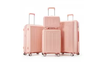 The Ultimate 4-Piece Luggage Set: Lightweight, TSA-Approved, and Expandable for Effortless Travel
