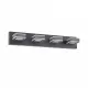 LED Modern Black Vanity Lights, 4-Lights Acrylic Matte Black Bathroom Vanity Lights Over Mirror LED Modern Black Vanity Lights, 4-Lights Acrylic Matte Black Bathroom Vanity Lights Over Mirror