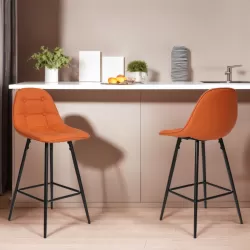 Counter Stools,Set of 2 Bar Stools with Back and Footrest, Modern Metal Counter Height Barstools for Kitchen Home Bar,25.5 Counter Stools,Set of 2 Bar Stools with Back and Footrest, Modern Metal Counter Height Barstools for Kitchen Home Bar,25.5