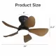 29 Inch Low Profile Flush Mount Ceiling Fan with Light Reversible Motor Remote Control 29 Inch Low Profile Flush Mount Ceiling Fan with Light Reversible Motor Remote Control