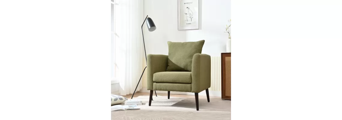 Modern Olive Green Barrel Chair: Stylish and Comfortable Addition to Any Room Modern Olive Green Barrel Chair: Stylish and Comfortable Addition to Any Room