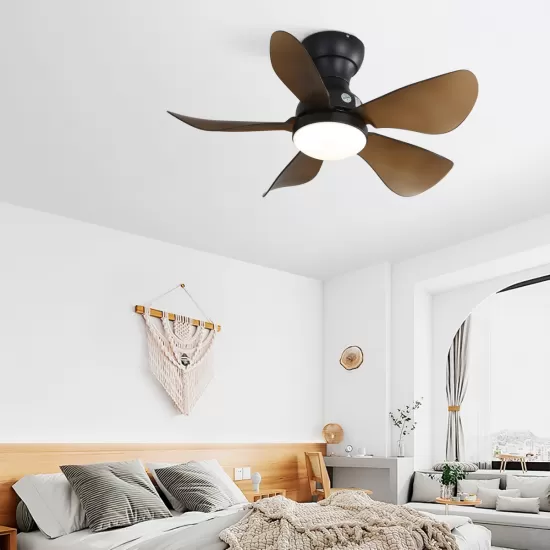 29 Inch Low Profile Flush Mount Ceiling Fan with Light Reversible Motor Remote Control 29 Inch Low Profile Flush Mount Ceiling Fan with Light Reversible Motor Remote Control