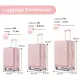 Luggage Sets 3 Piece(20/24/28), Expandable Carry On Luggage with TSA Lock Airline Approved, 100% PC Hard Shell and Lightweight Suitcase with Front Pocket and Spinner Wheels Luggage Sets 3 Piece(20/24/28), Expandable Carry On Luggage with TSA Lock Airline Approved, 100% PC Hard Shell and Lightweight Suitcase with Front Pocket and Spinner Wheels